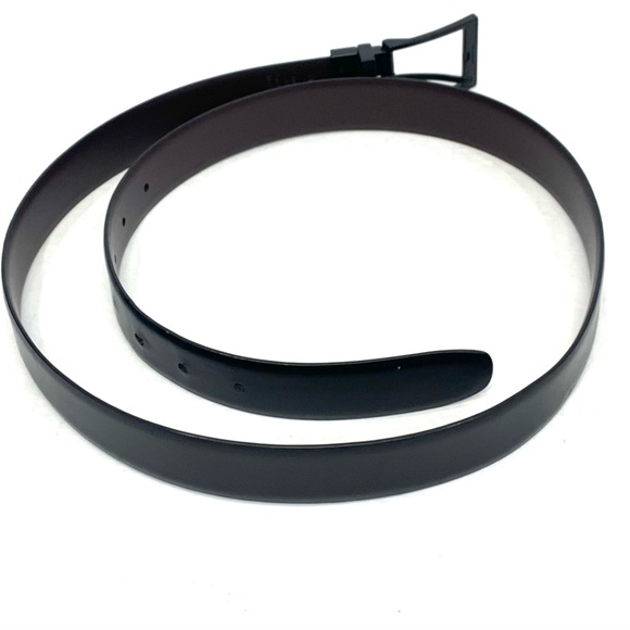 ORIGINAL PENGUIN Brown & Black Genuine Leather Reversible Belt Mens 38 EUC - Picture 6 of 7